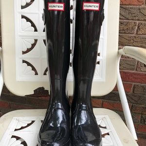 Women’s Black Hunter Rain Boots